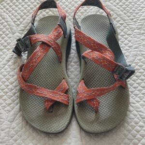 Chaco Orange and Gray Women's Sandals